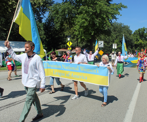 Ukrainian Cultural Garden in the Parade of Flags